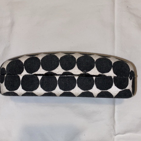 Kate Spade Amalia/s Black and Polka Dot Arms Sunglasses w/ BR Marimekko Case